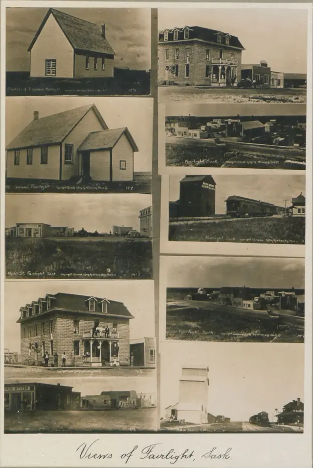 Views of Fairlight collage of early postcards